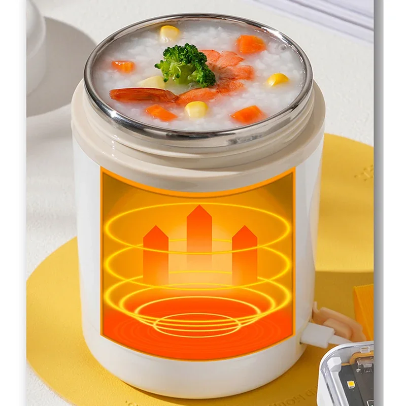 600ML USB 전기 난방 도시락 상자 휴대용 피크닉 - Baby Food Warmer 리뷰 및 가격